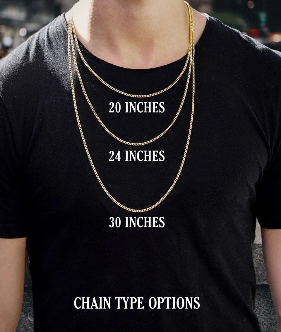 Mens Gold Plated Franco Chain & Dog Tag Pendant | Appx. 40.2 Grams