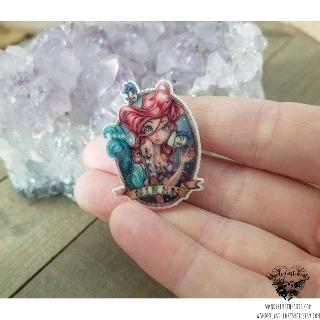 Mermaid bag pin