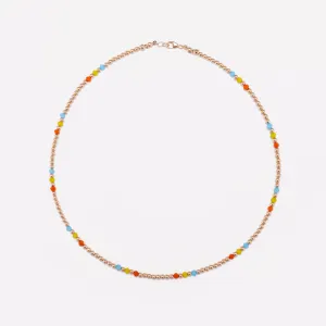 MILA RAINBOW NECKLACE 3MM