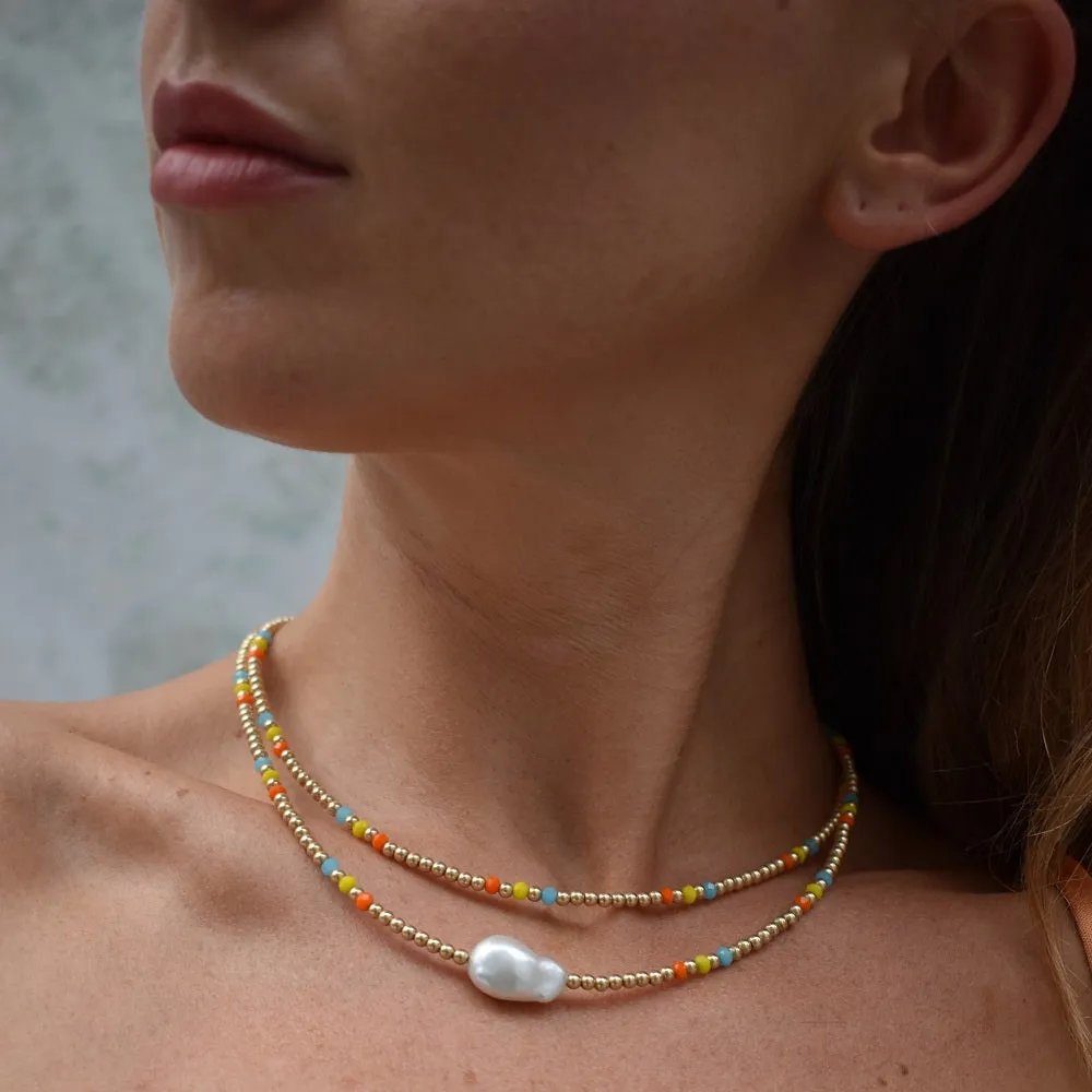 MILA RAINBOW NECKLACE 3MM