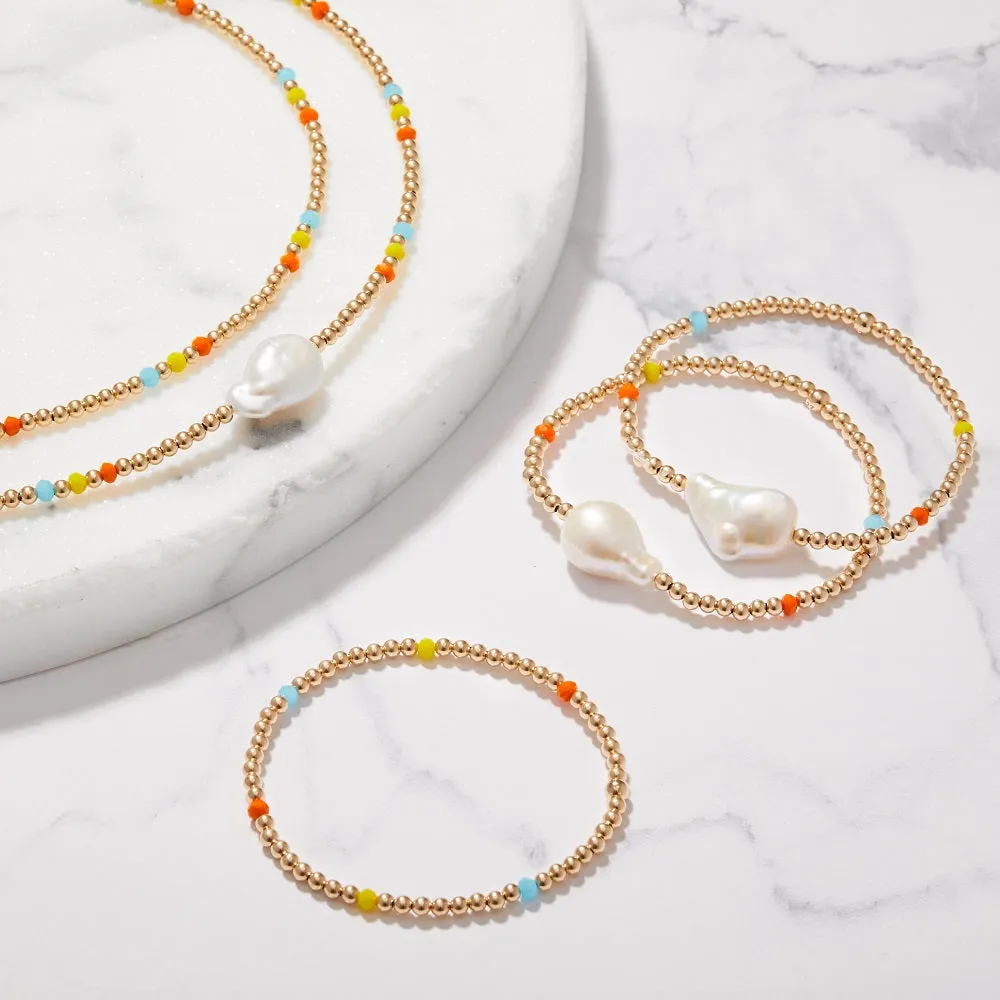 MILA RAINBOW NECKLACE 3MM