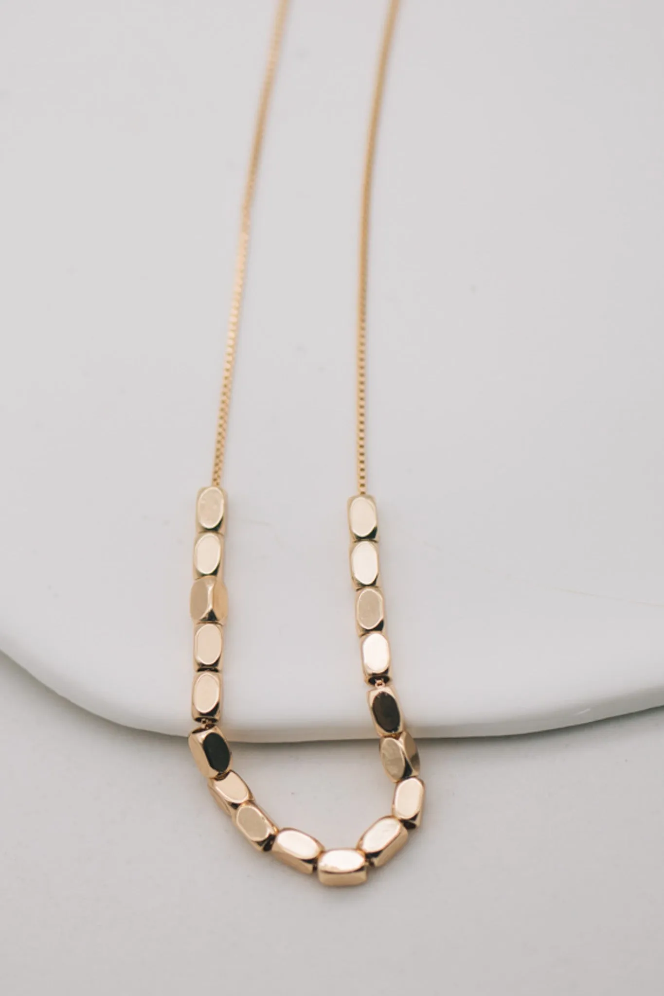 Minimalist Beaded Necklace
