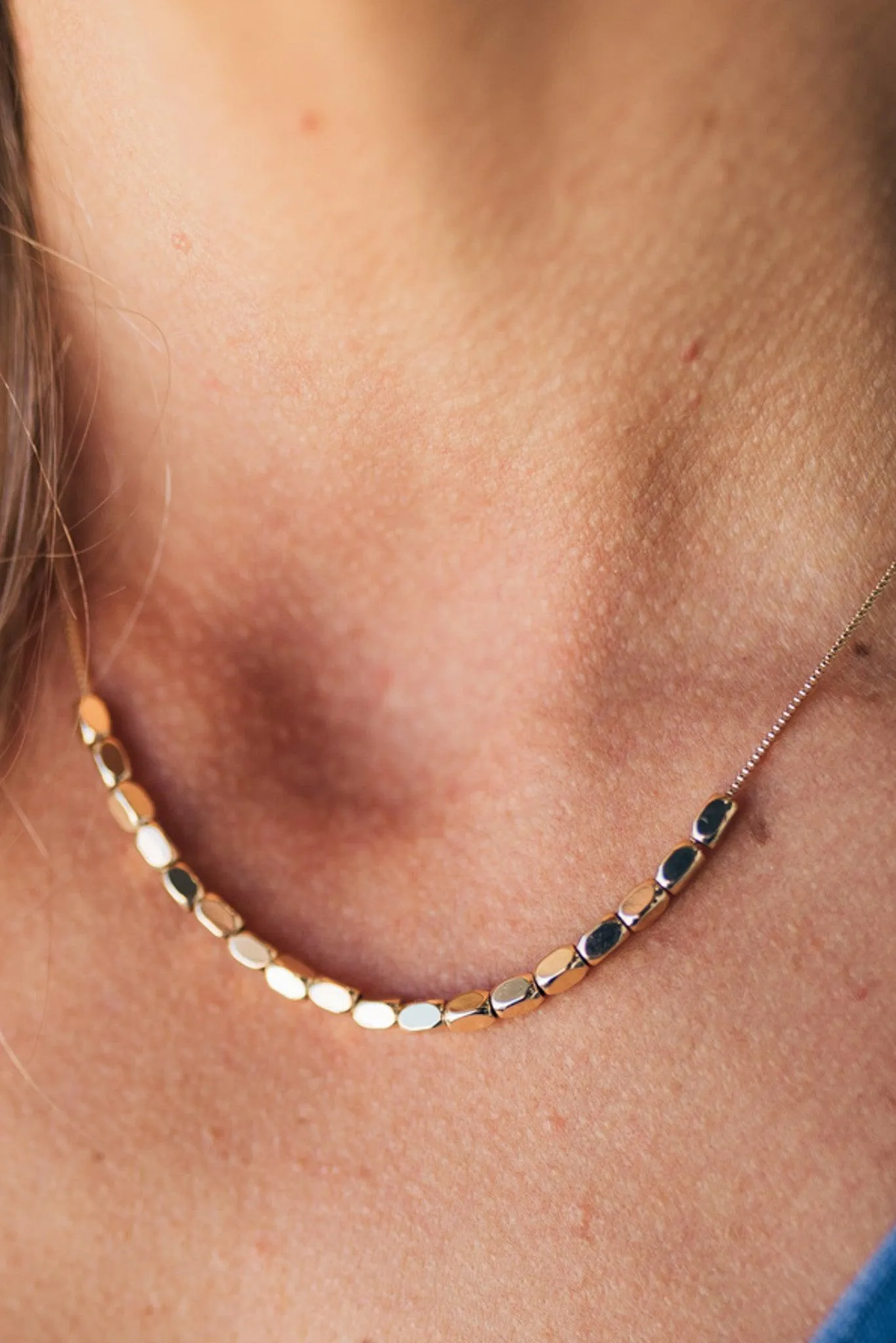 Minimalist Beaded Necklace