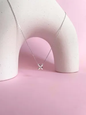 Minimalist Butterfly Necklace | Silver
