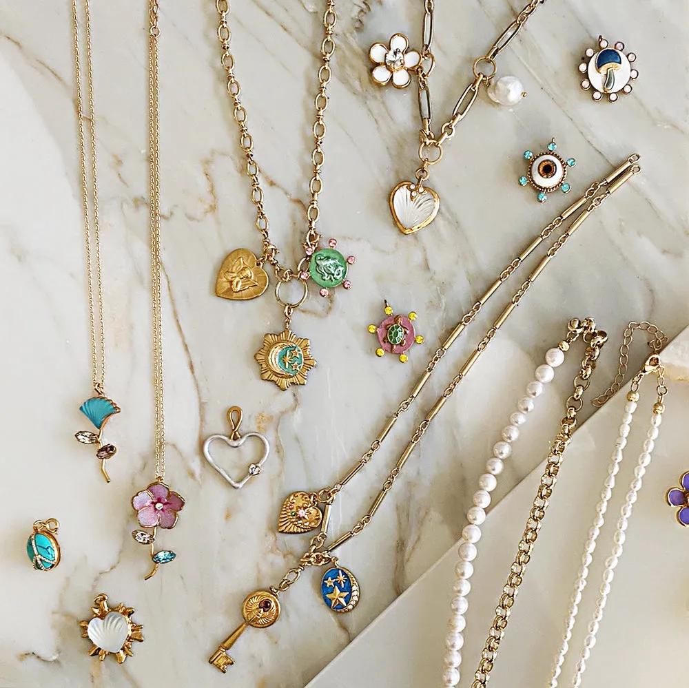 Moon and Stars Necklace