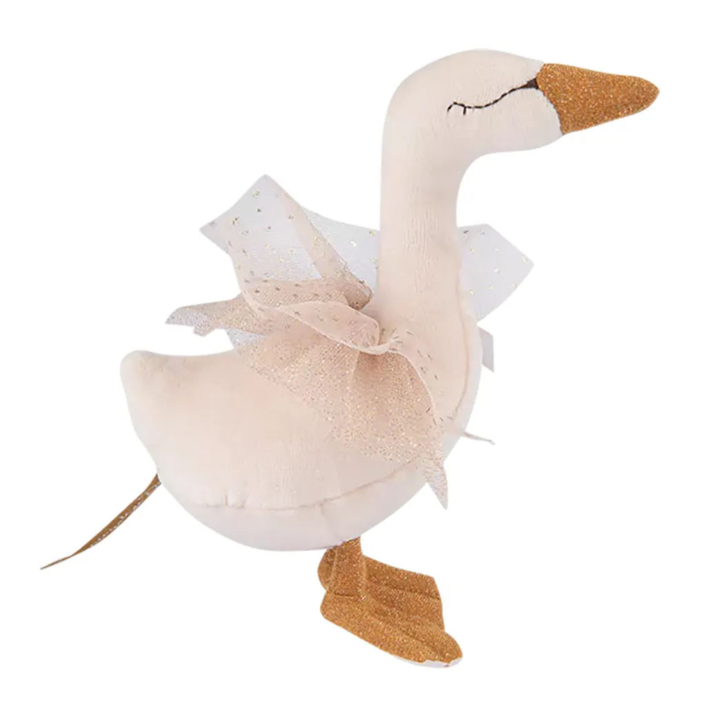 Moulin Roty La Petite cole De Danse The Swan Rattle Cream