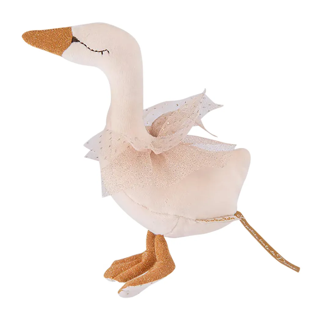 Moulin Roty La Petite cole De Danse The Swan Rattle Cream
