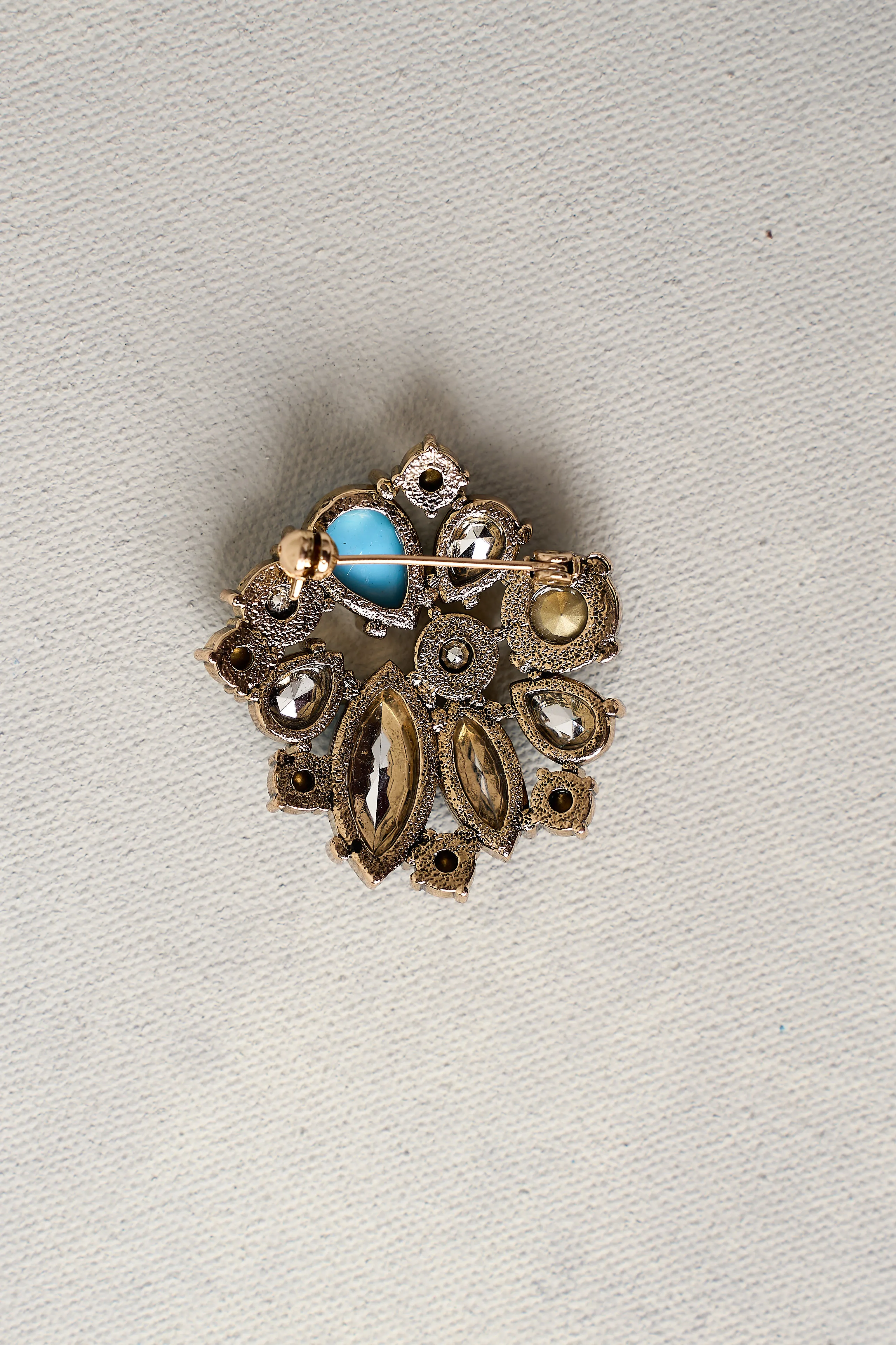Ocean Diamon Brooch - Multicolour