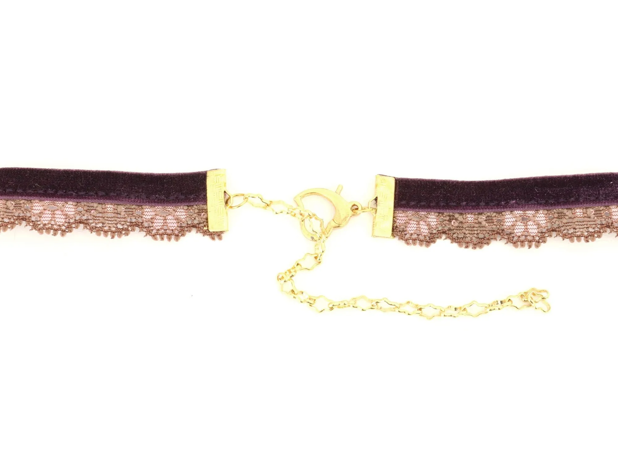 OH SWEET NUTHIN VELVET AND LACE CHOKER
