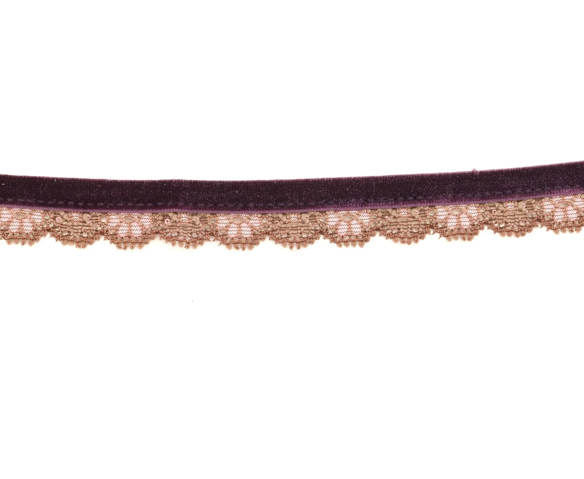 OH SWEET NUTHIN VELVET AND LACE CHOKER