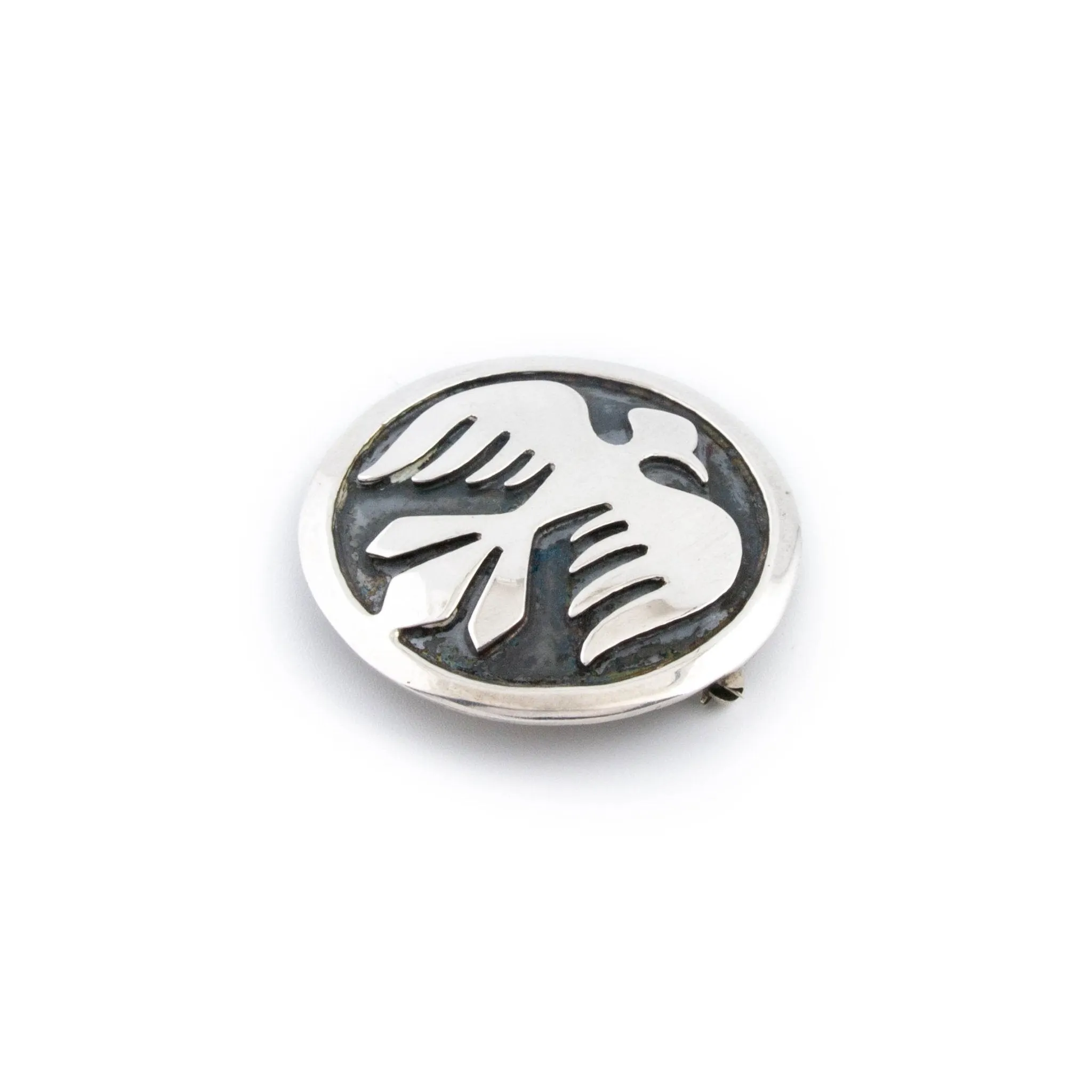 Overlay 1970's Phoenix Brooch