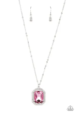 PAPARAZZI Galloping Gala - Pink NECKLACE