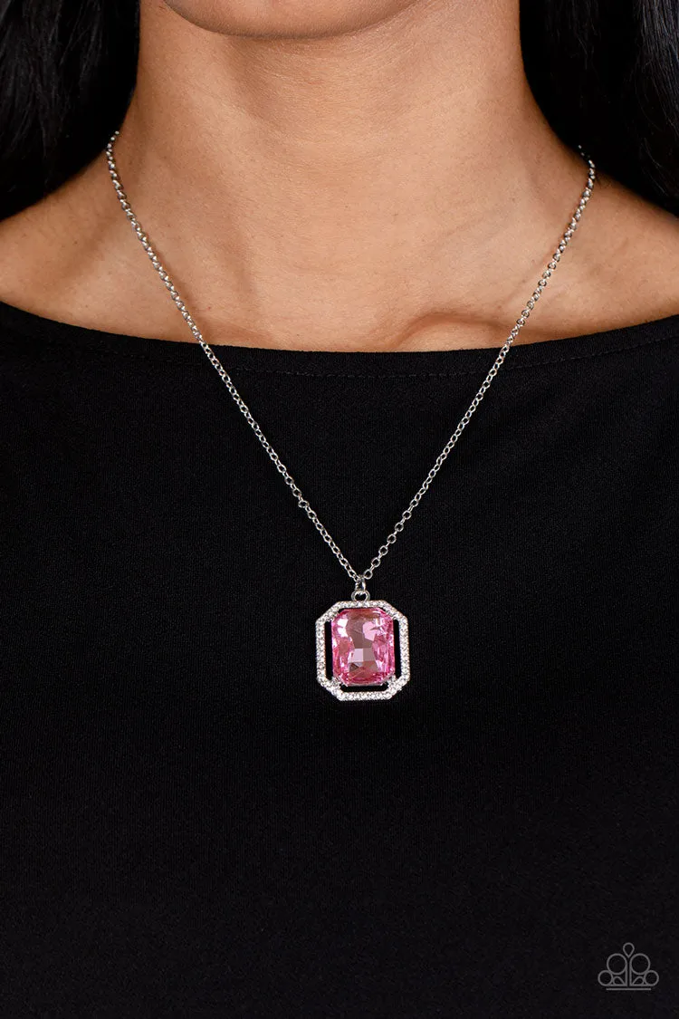 PAPARAZZI Galloping Gala - Pink NECKLACE