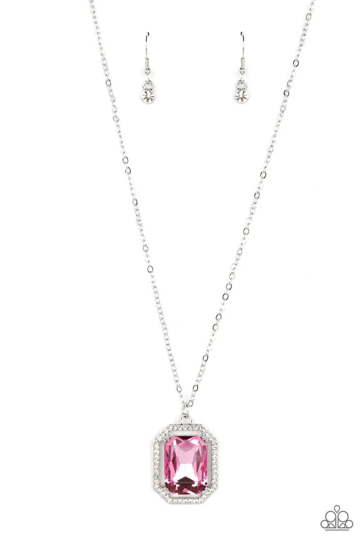 PAPARAZZI Galloping Gala - Pink NECKLACE