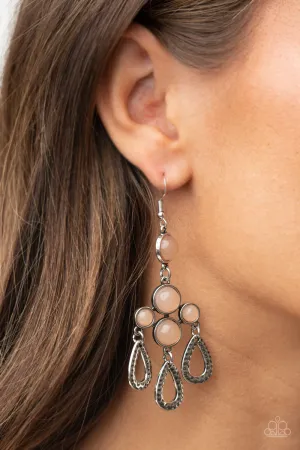 Paparazzi Mediterranean Magic Brown Earrings