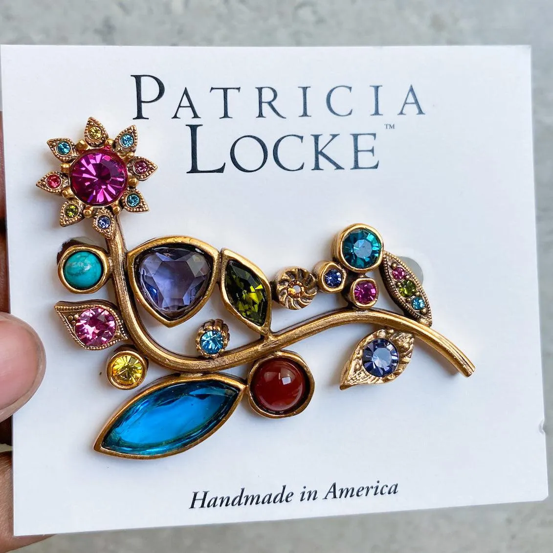 Patricia Locke Fling Sunflower Brooch Pin