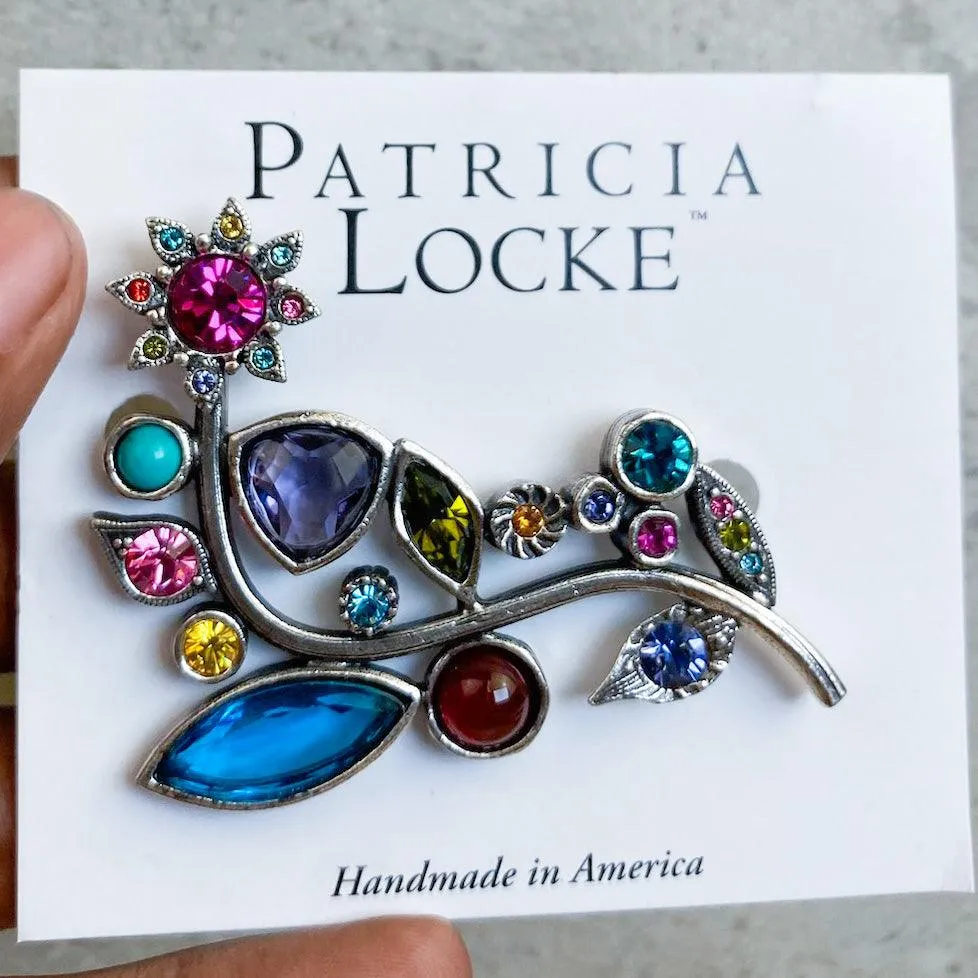 Patricia Locke Fling Sunflower Brooch Pin