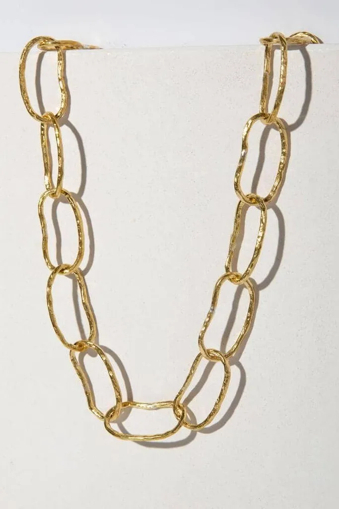 Pool Link Statement Necklace