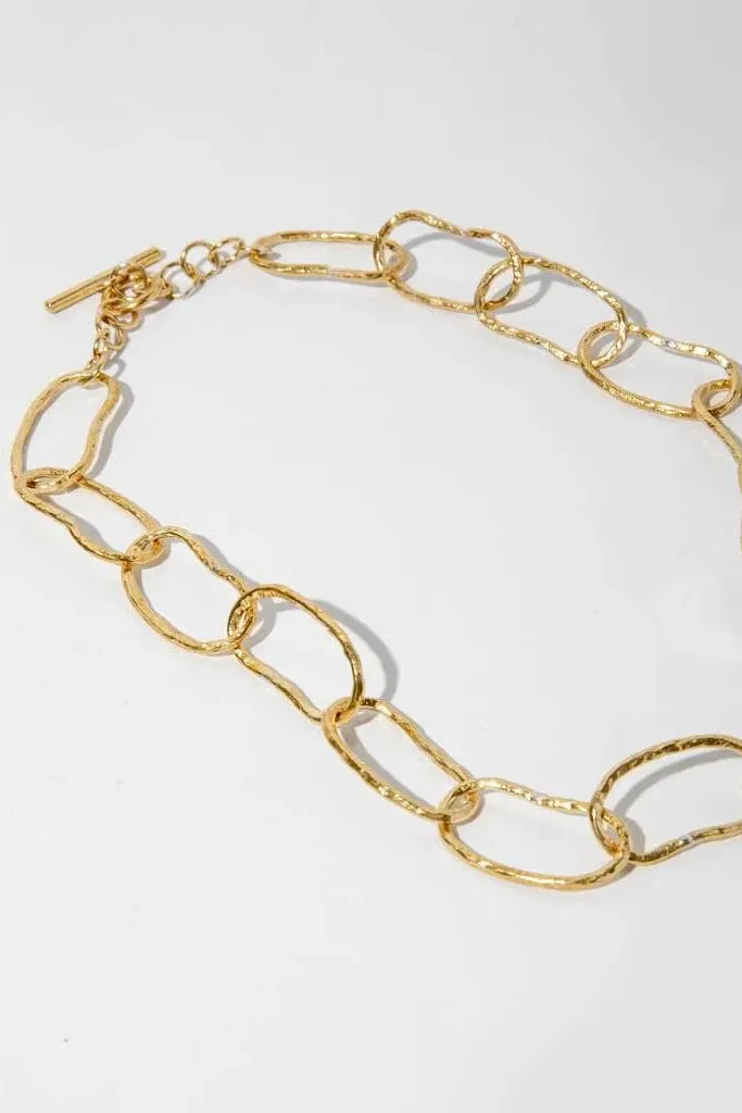 Pool Link Statement Necklace