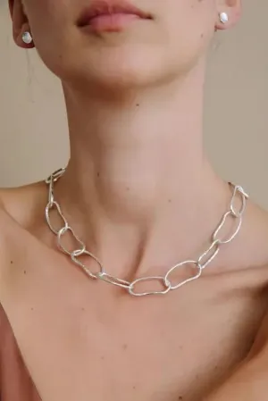 Pool Link Statement Necklace