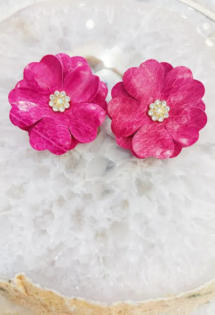 Poppy Earrings-Pink