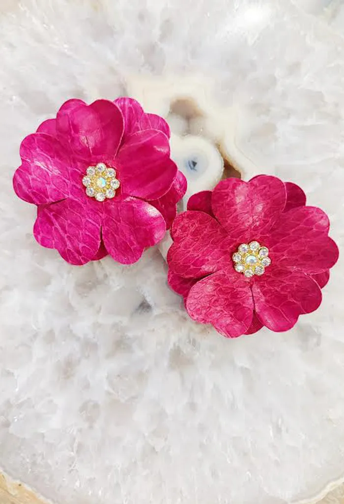Poppy Earrings-Pink