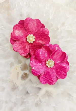 Poppy Earrings-Pink