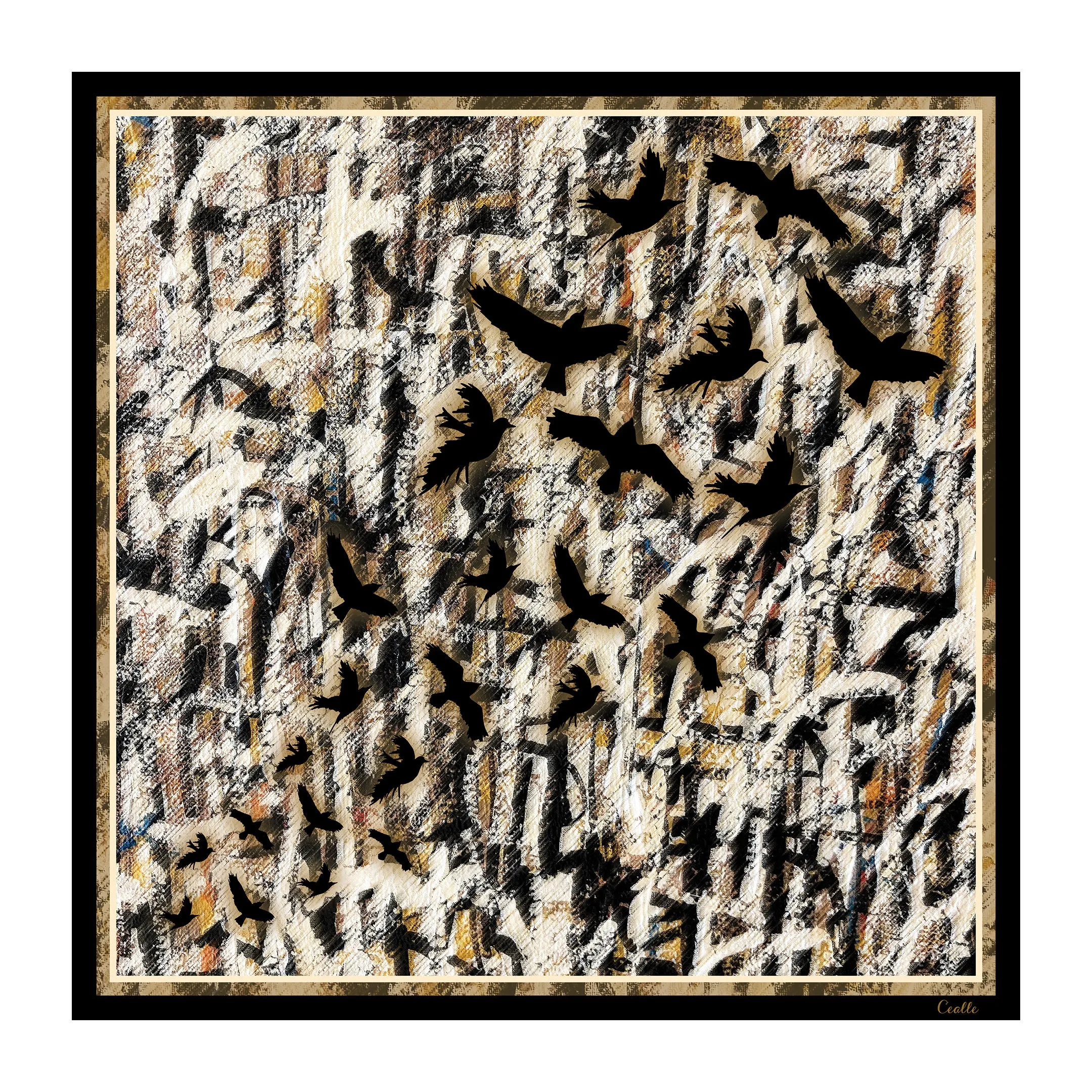 "Elani" Silk Twill Scarf