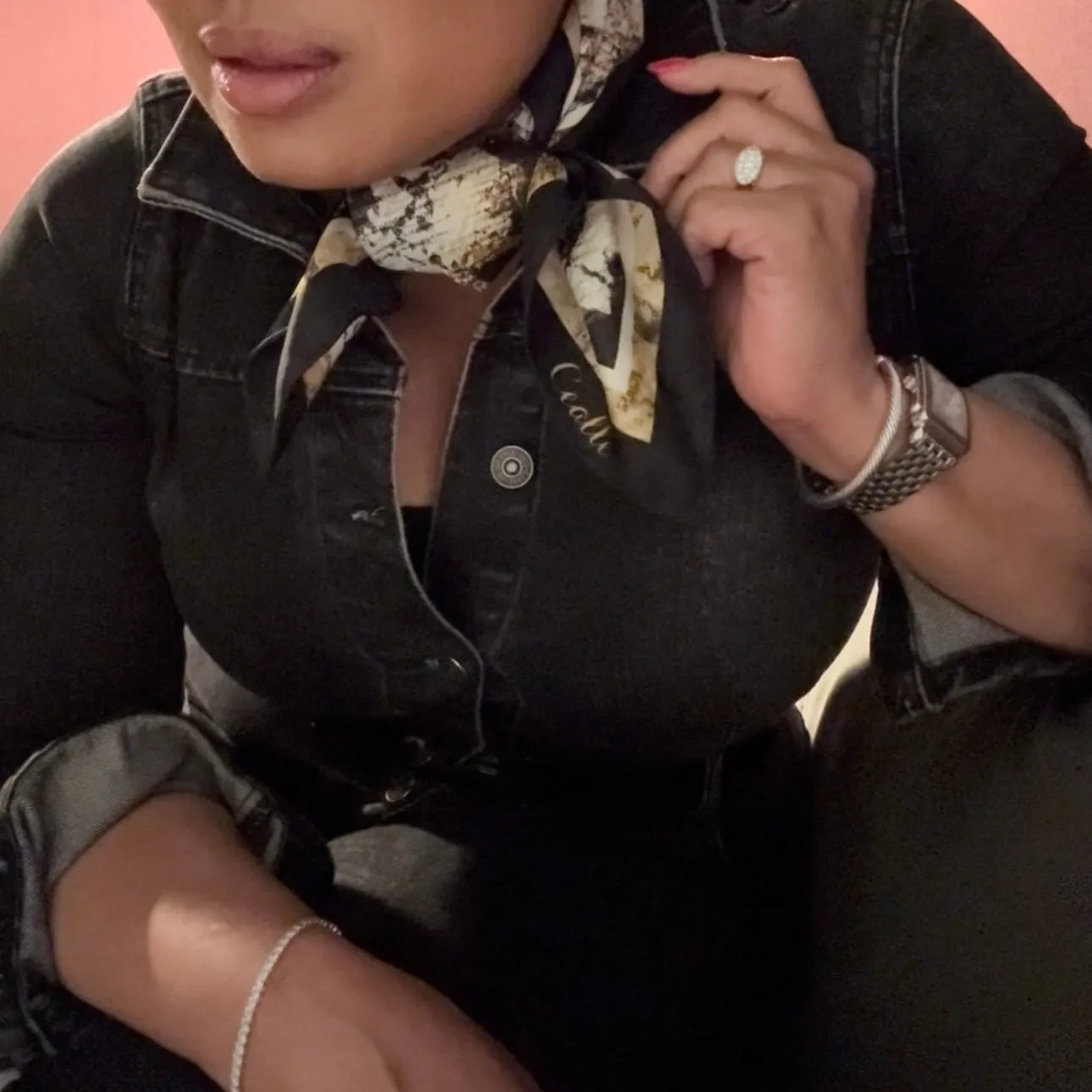 "Elani" Silk Twill Scarf