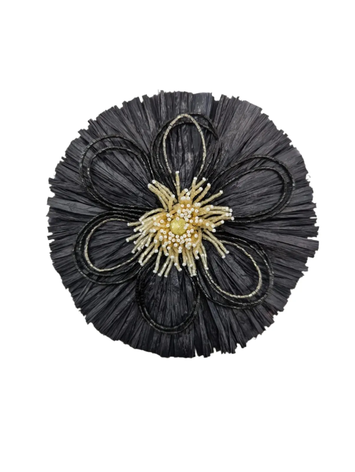 Raffia Bloom Brooch