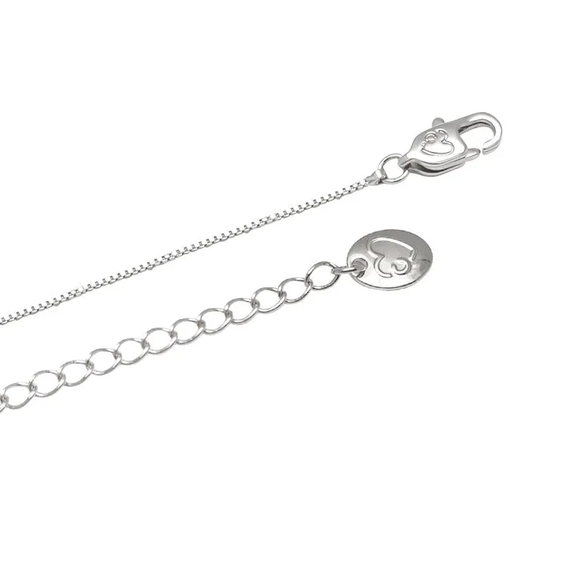 Rhodium 7 Stars Cubic Zirconia Necklace
