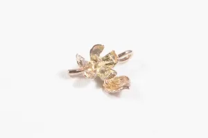 Rose Gold Apple Blossom Pendant