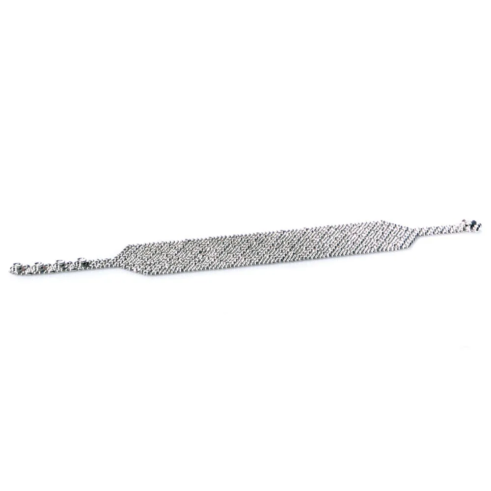SG Liquid Metal C31-N Chrome Finish Choker by Sergio Gutierrez