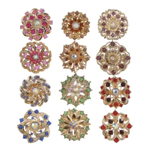 Small Round Brooch