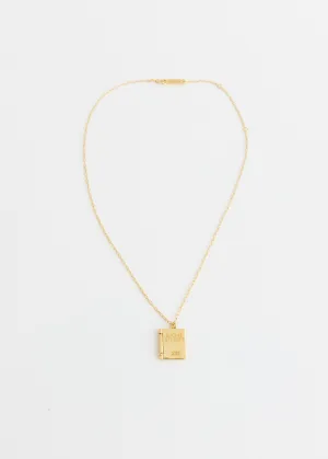 Social Studies Locket Necklace