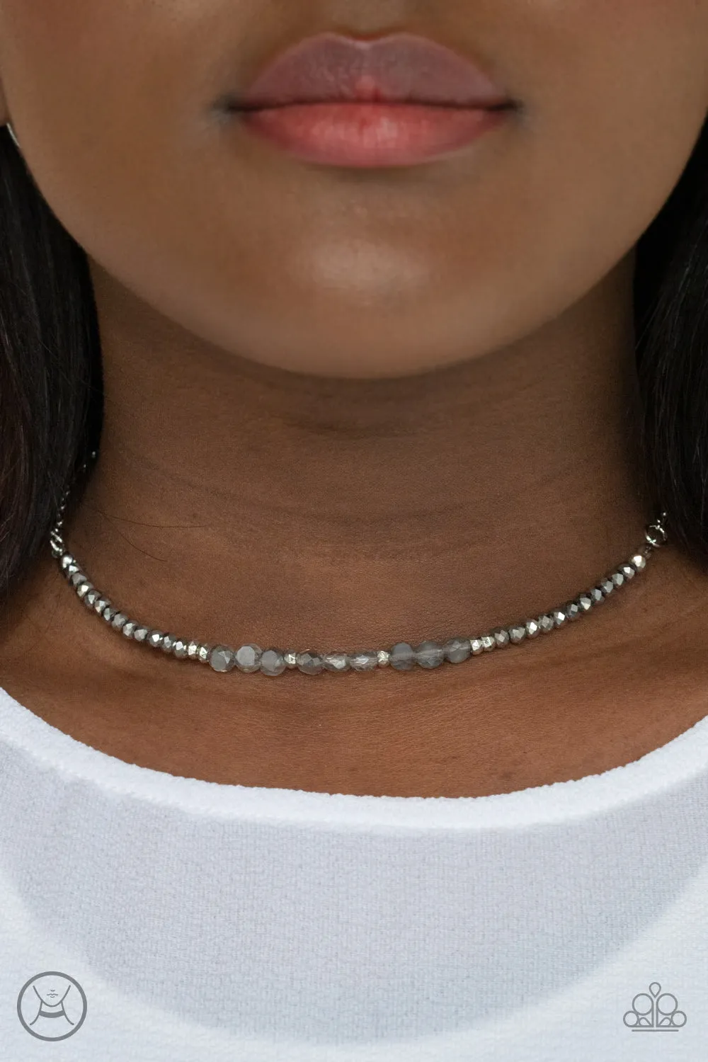 Space Odyssey - Silver Necklace - Paparazzi Accessories