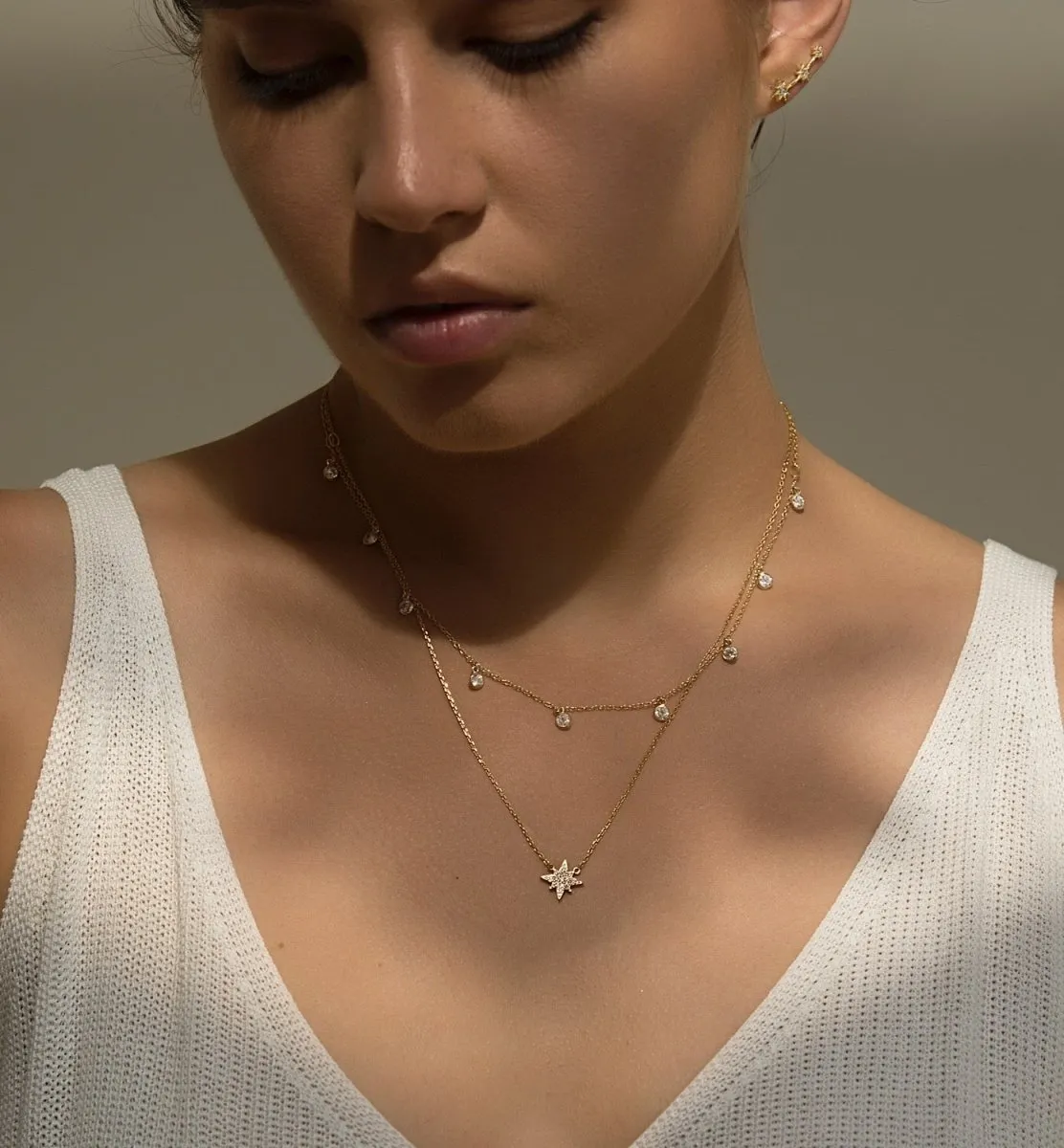 Stella Starburst Pendant Necklace