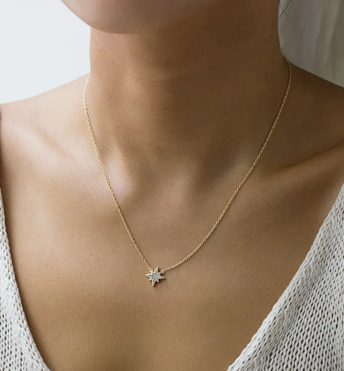 Stella Starburst Pendant Necklace