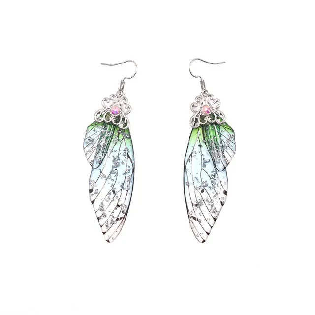 TEEK - Handmade Fairy Wing Earrings