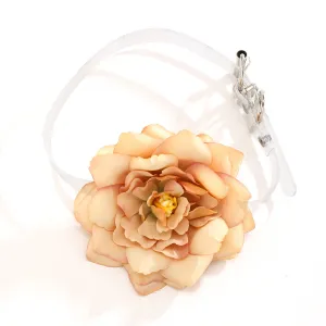Vienna Verve Spun Silk Necklace with Leather Buckle