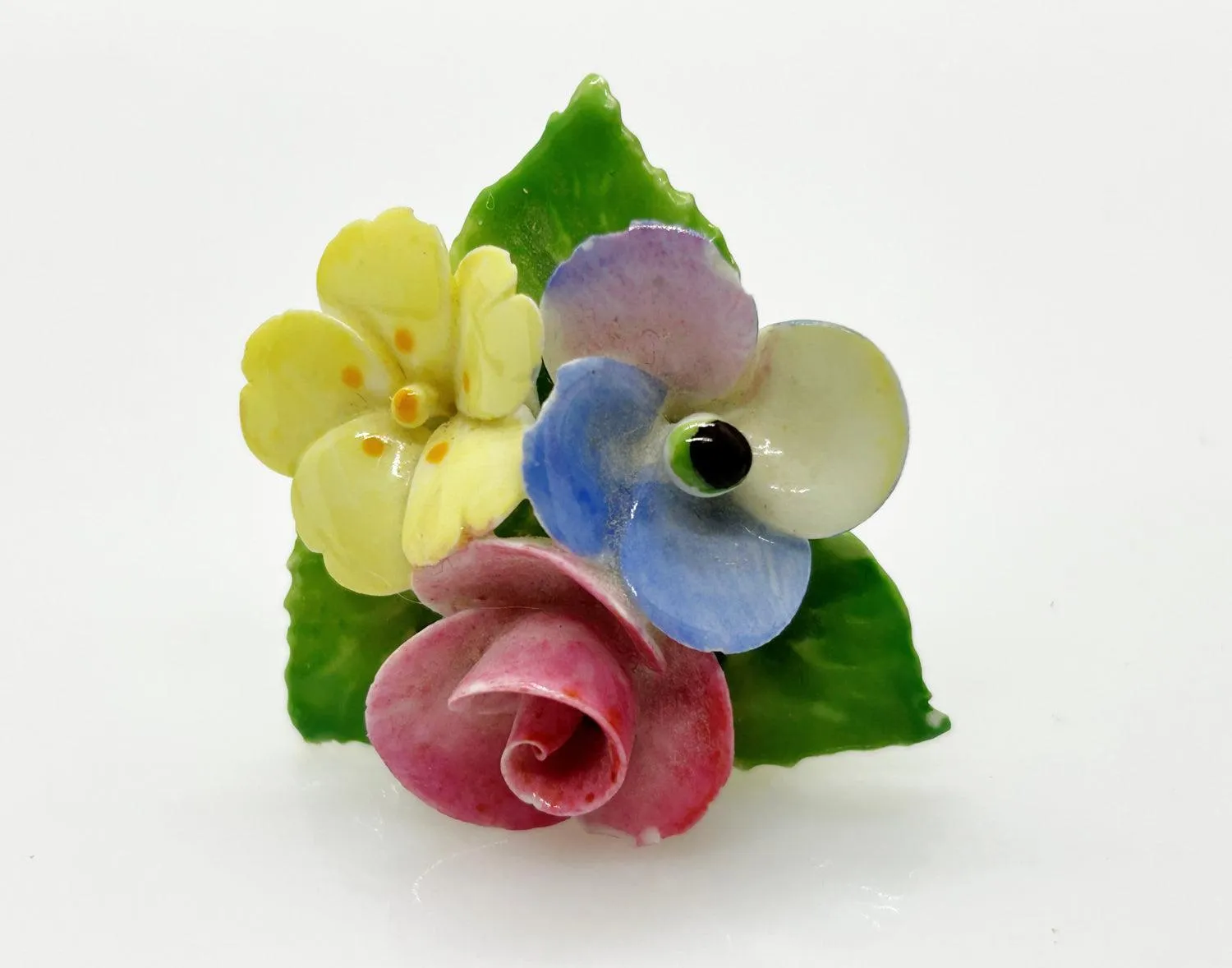 Vintage Cara China Staffordshire Posy Pin