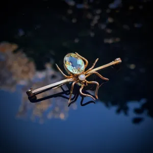 Vintage Spider Brooch