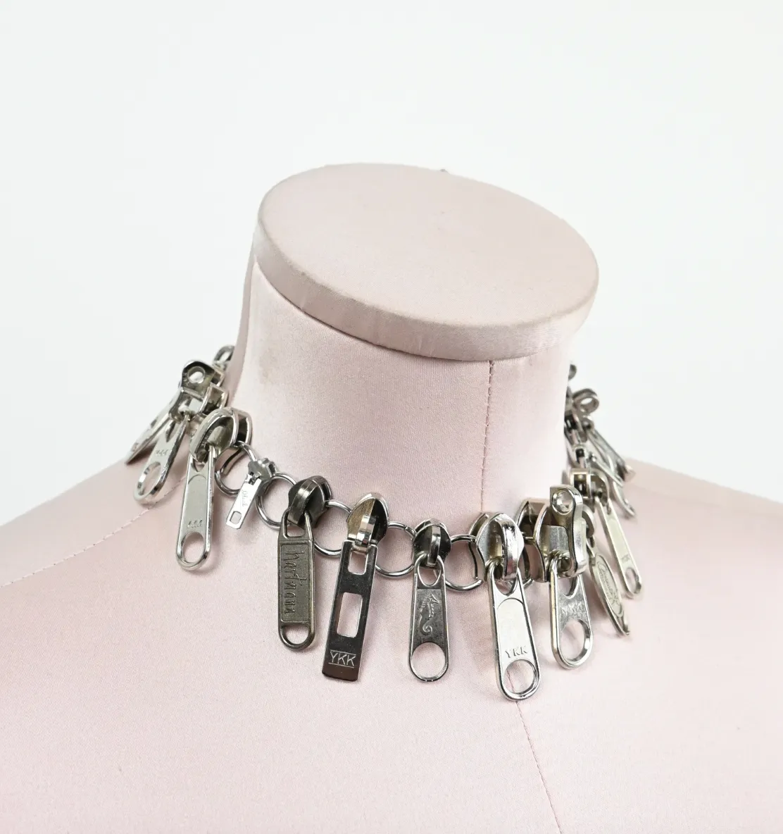Zipper Choker Silver